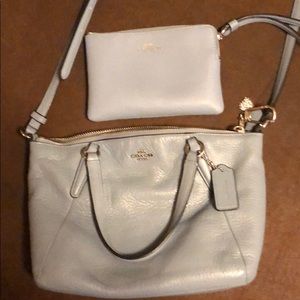 Coach mini Kelsey crossbody Previously loved